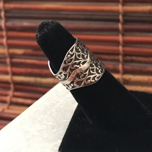 Silpada Sterling Silver Statement Ring Size 6 - Picture 4 of 8
